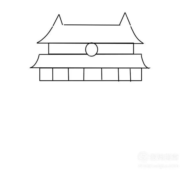 画天安门的简笔画?