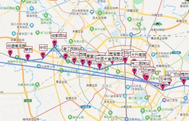 2021成都地铁4号线路图 成都地铁4号线站点图及运营时间