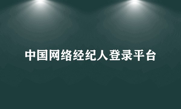 中国网络经纪人登录平台