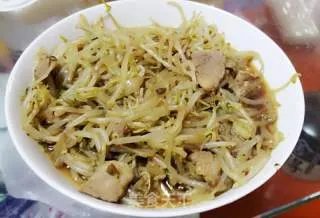 豆芽炒肉