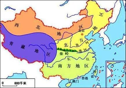 秦岭地图上的位置在哪里?