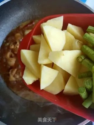 土豆炖鸡块