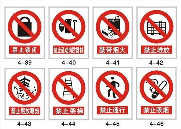 消防安全标志图片