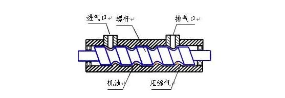 螺杆空压机原理及结构图