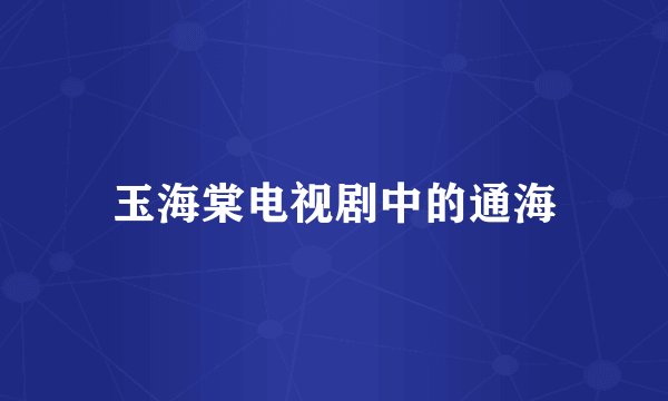 玉海棠电视剧中的通海