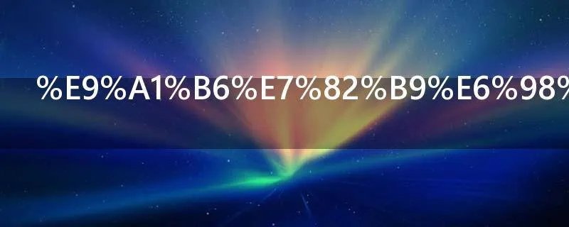 顶点是什么