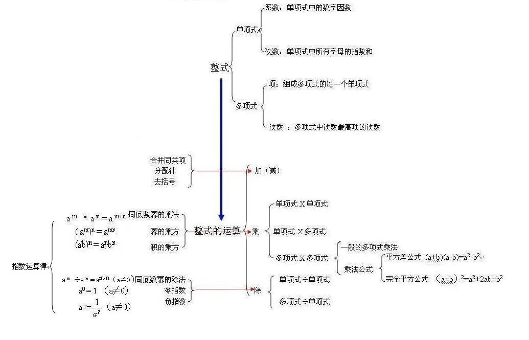 整式的概念 什么是整式