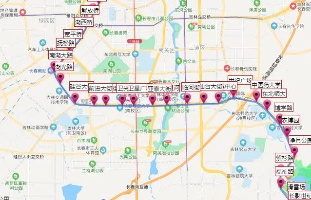2021长春地铁3号线路图 长春地铁3号线站点图及运营时间